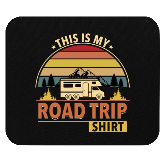 This Is My Road Trip Mouse Pads - Camper Gift Mouse Pads