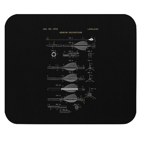 Outdoor Hunting Arch Anatomy Bow Arrow Definition Mouse Pads