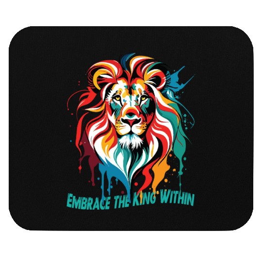 Lion Artwork Mouse Pads