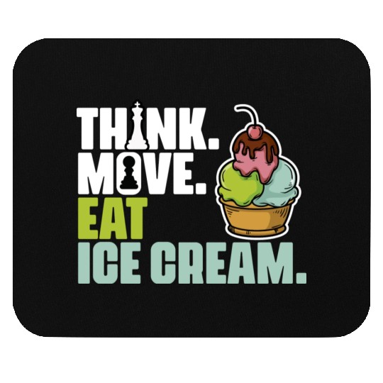 Funny Board Game Enthusiast For Ice Cream Lover Mouse Pads