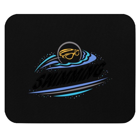 Swimming In Summer Mouse Pads