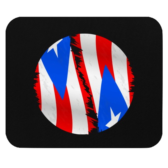 Puerto Rico Flag For A Puerto Rican Boricua Lover Mouse Pads