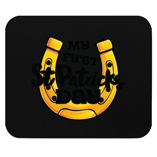 My First Saint Patricks Day Horseshoe Mouse Pads