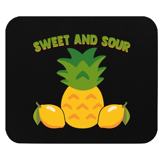 Pineapple And Lemon Vibes For Sweet And Sour Mouse Pads