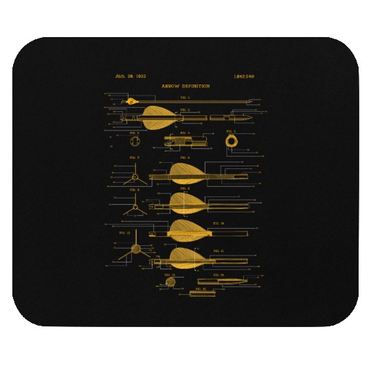 Outdoor Hunting Arch Anatomy Arrow Definition Mouse Pads