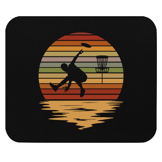 Disc Golf Color Night Mouse Pads