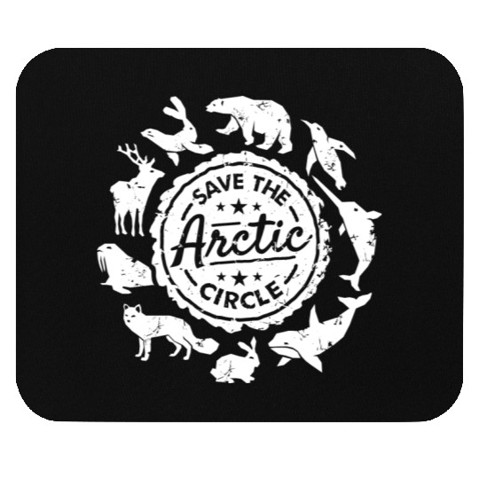 Arctic Animal Conservation Save The Arctic Circle Mouse Pads