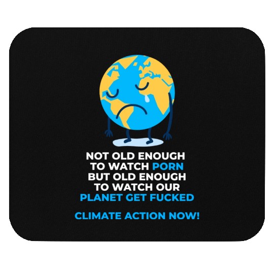 Save Our Planet Climate Action Now Mouse Pads