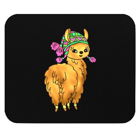 Spring Llama Mouse Pads