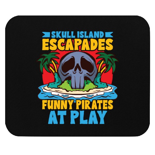 Funny Horror Pirate Pirate Ship Pirate Captain Mouse Pads