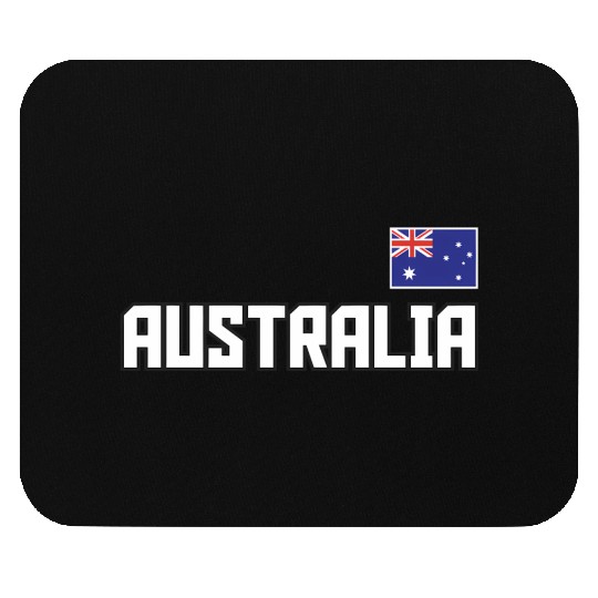 Australia Flag Australian Pride Athletic Style Mouse Pads
