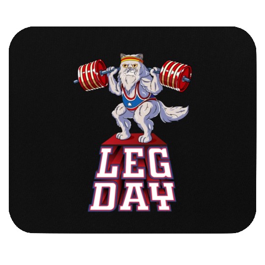 Leg Day Persian Weight Lifting Squat Gym Mouse Pads