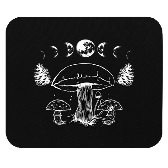 Mushroom Aesthetic Cute Fungi Lover Cottagecore Mouse Pads