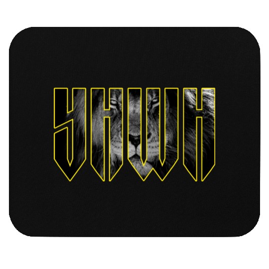 YHWH Yahweh Lion Christian Mouse Pads