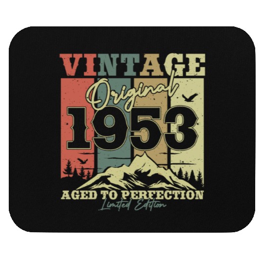 Vintage 1953 Birthday Gift Mouse Pads
