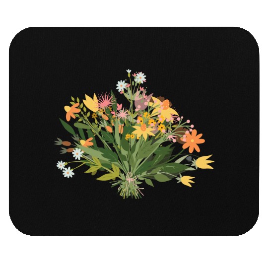 Gather Your Courage Like Wild Flowers Mouse Pads