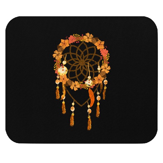 Boho flowers vintage jewelry gift dream catcher Mouse Pads