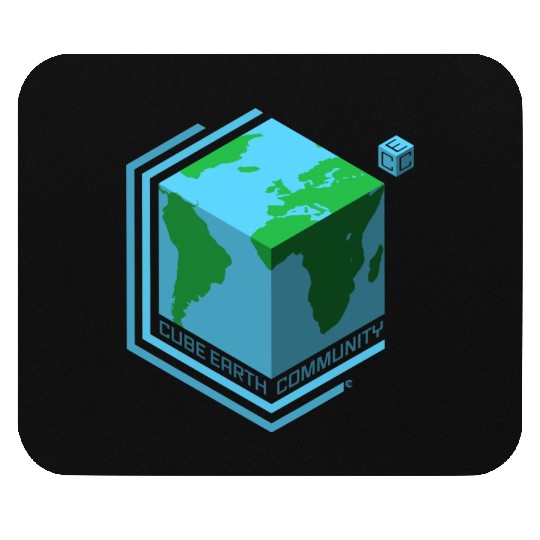 Cube Earth Community Mouse Pads
