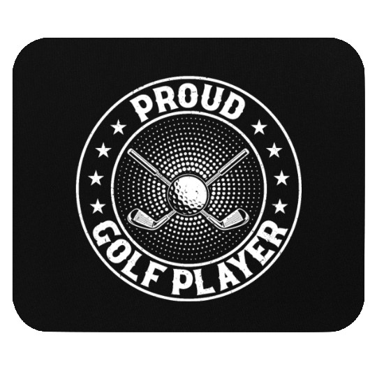 Proud Golf Player - Golf Player Golfing Golfer Mouse Pads