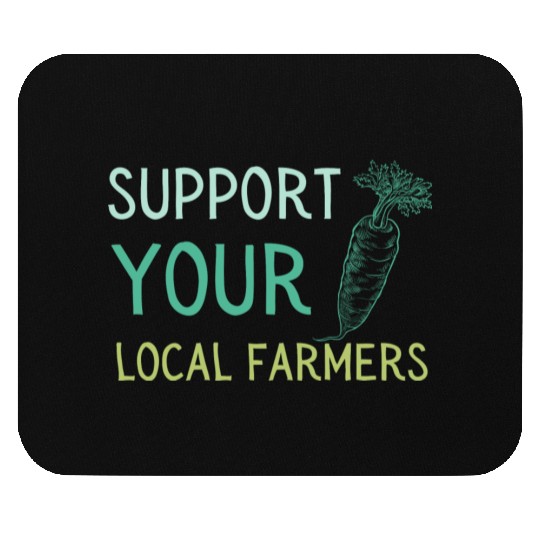 Support Local Farmers Carrot Mouse Pads