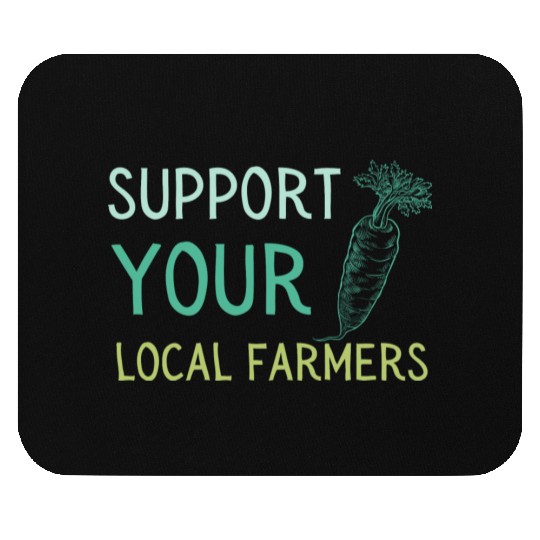 Support Local Farmers Carrot Mouse Pads