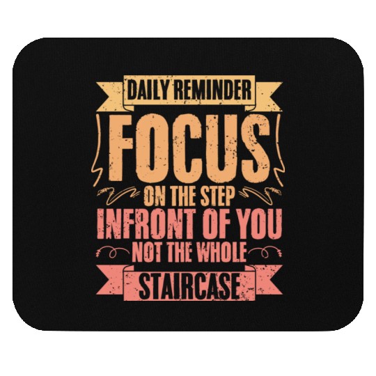 Daily Reminder Vintage Retro Affirmation A Mouse Pads