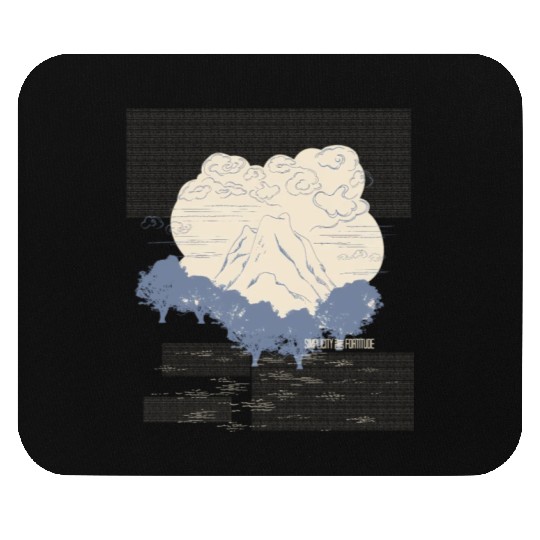 Ying And Yang Peace Of Mind Yoga Sayings Mouse Pads