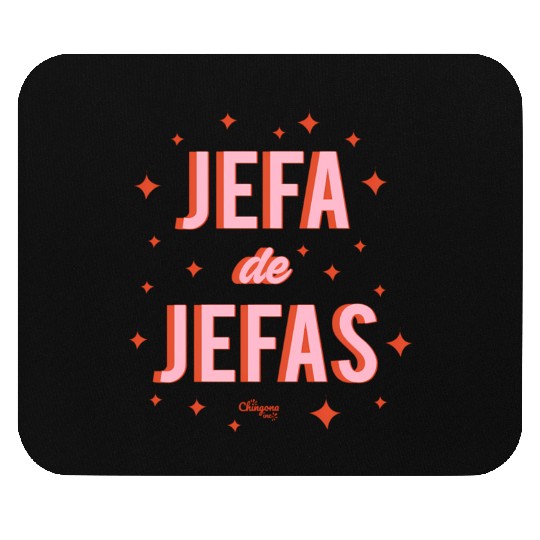 Chingona Inc Jefa De Jefas Blue Small Mouse Pads