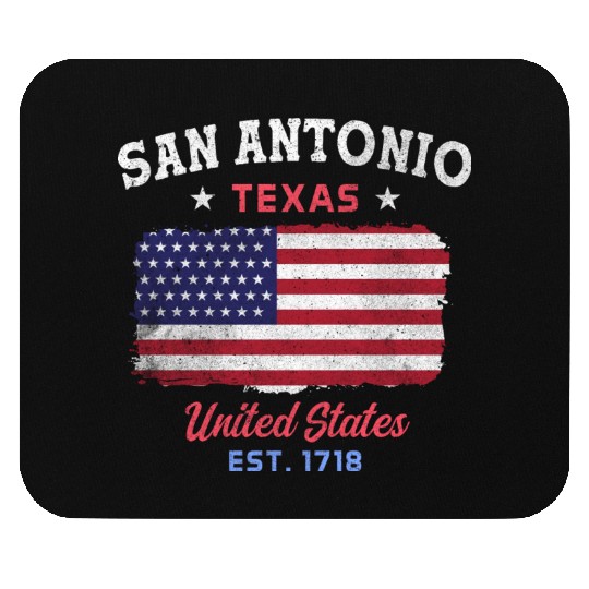 San Antonio Texas est 1718 Design for proud San Mouse Pads