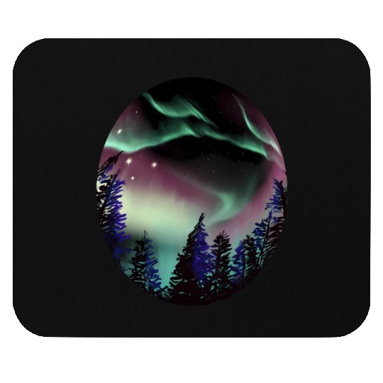 Northern Lights Aurora Borealis For Or Mouse Pads