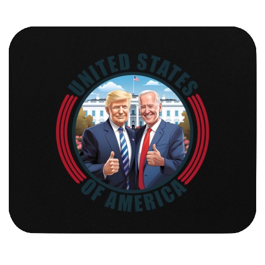President USA Donald Trump Joe Biden Mouse Pads