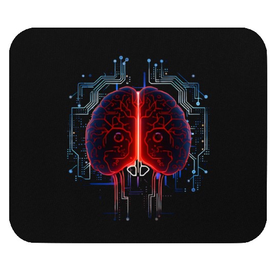 AI Brain Machine Learning Deep Artificial Mouse Pads