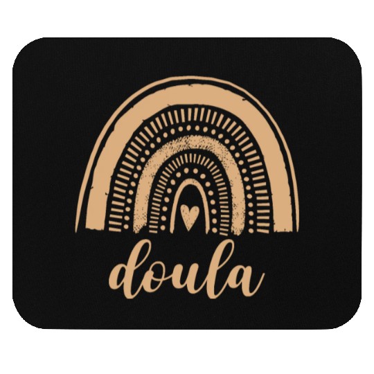 Doula Rainbow Leopard Birth Doulas Gift Mouse Pads