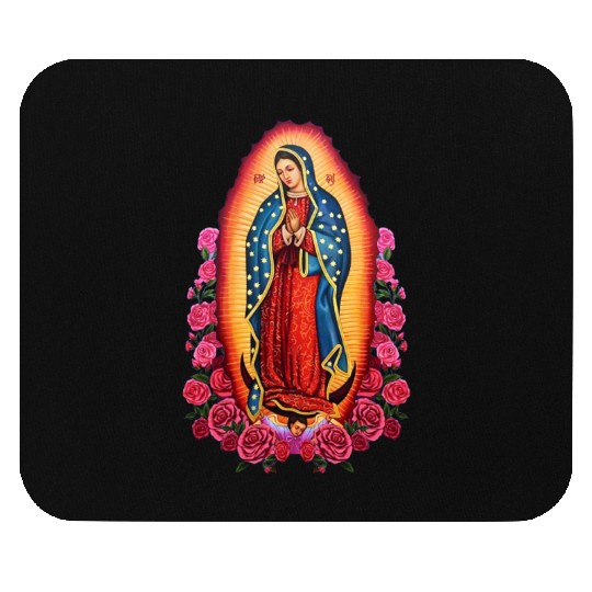 Virgin Mary Lady of Guadalupe Virgen De Guadalupe Mouse Pads