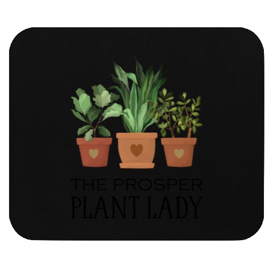 The Prosper Plant Lady Indoor Plants Mouse Pads