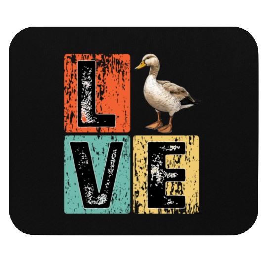 Retro Duck Hunting Duck Birds Lover Duck Hunter Mouse Pads