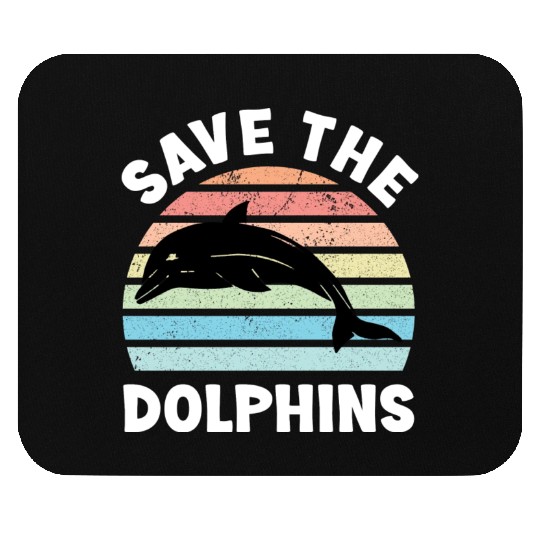 Save The Dolphins Mouse Pads