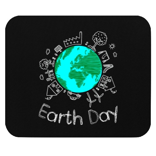 Save The Earth Cute Funny Mouse Pads
