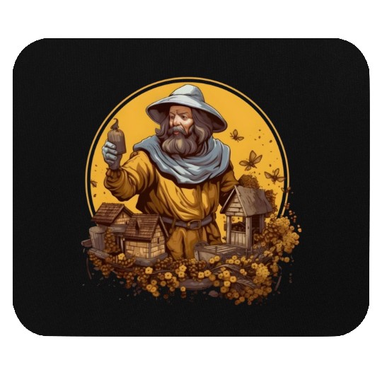 Beekeeping in the Ages - Medieval Tale Mouse Pads