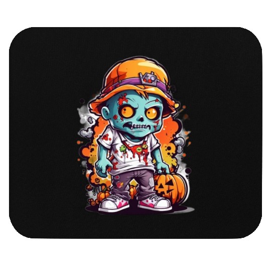 Zombie Frights Halloween and zombies Mouse Pads
