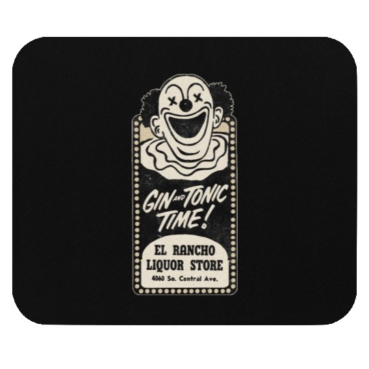 Vintage Clown Liquor Store South Central Mouse Pads