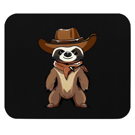 Cool cowboy Mouse Pads