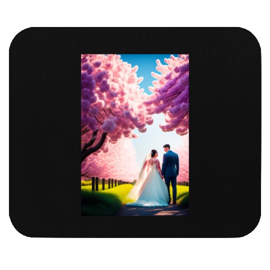 SPRING WEDDING Mouse Pads
