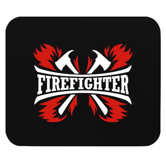 Fire Fighter Fireman Volunteer Rescue Firefighter Mouse Pads