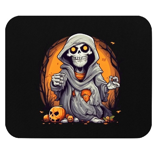 Eerie Halloween Ghoul Art, Spooky Season Delight 5 Mouse Pads