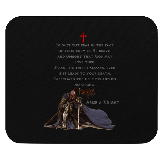 Knights Templar Christian Religious Warrior Oath Mouse Pads