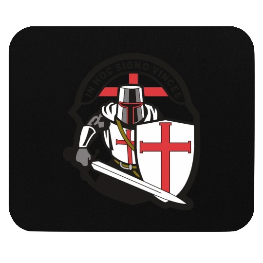 Crusader 'in Hoc Signo Vinces ' Knights Templar Mouse Pads