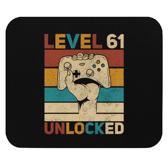 Level 61 Unlocked 61st 61 Gamer Mouse Pads