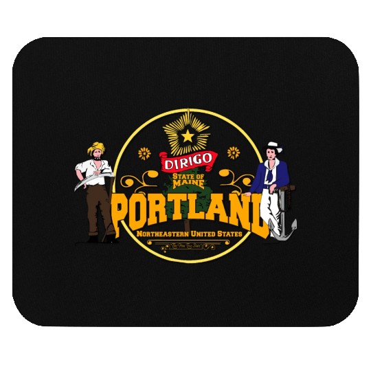 Portland - State of Maine Mouse Pads