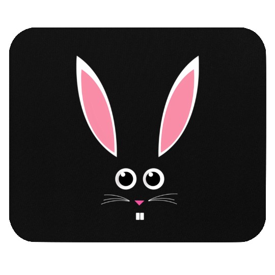 Easter Bunny Face Mouse Pads